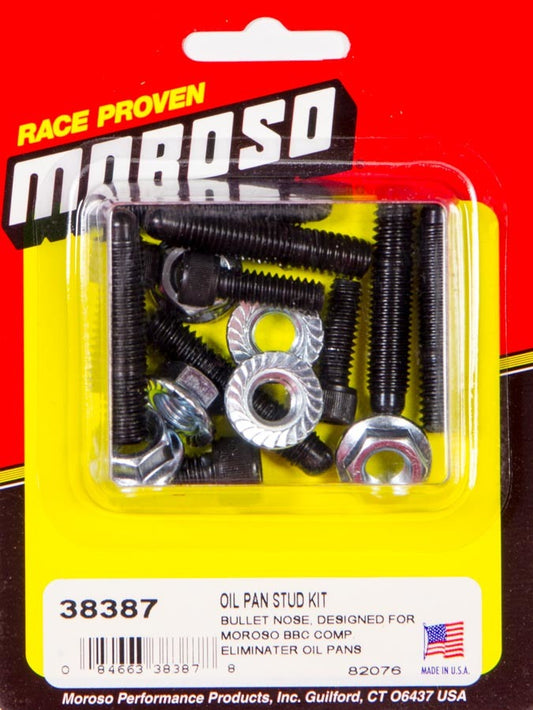 Moroso Bullet Nose Oil Pan Stud BBC 38387