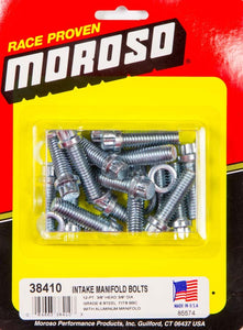 Moroso Moroso Intake Manifold Bolt Kit BB Chevy (16pk) 38410