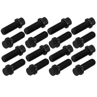 Moroso Exhaust Header Bolt Kit 12pt  3/8-16 x 1.00 (16pk) 38713