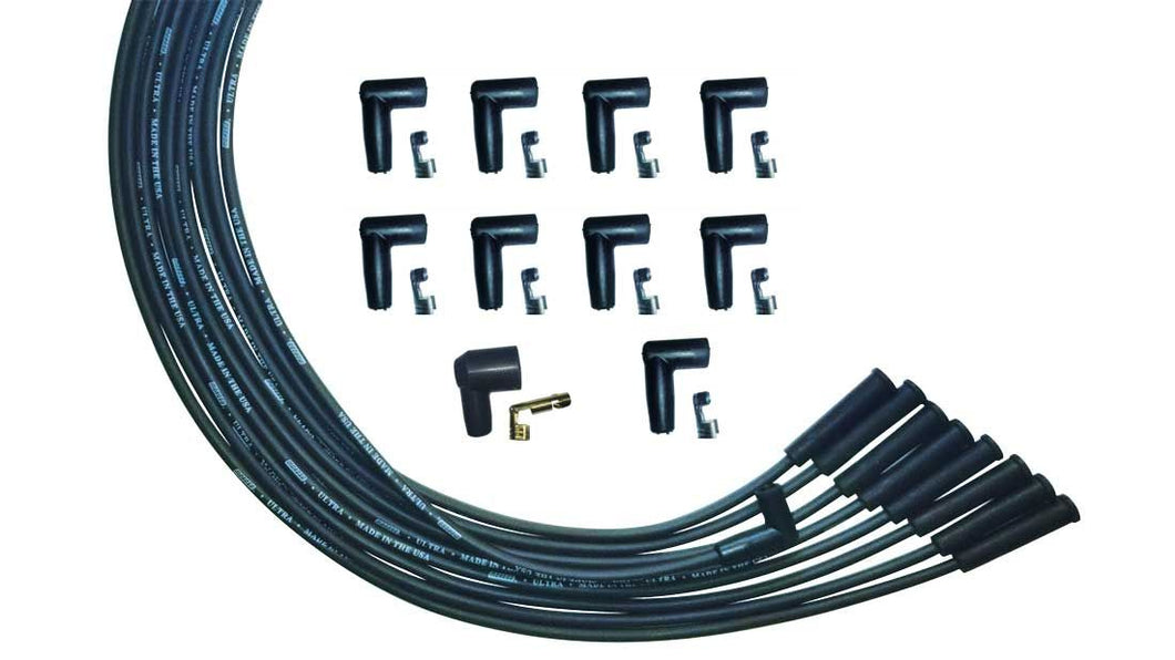 Moroso Ultra Plug Wire Set Universal V8 Black 51001