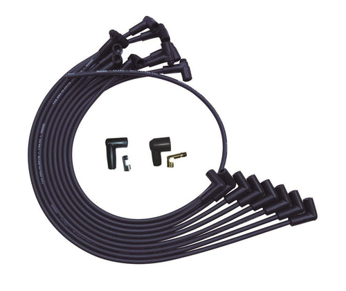 Moroso Ultra Plug Wire Set SBC Over Valve Cover Black 51025