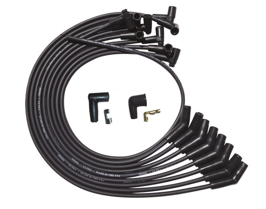 Moroso Ultra Plug Wire Set SBC Over Valve Cover Black 51027