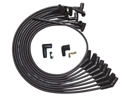 Moroso Ultra Plug Wire Set SBC Over Valve Cover Black 51027