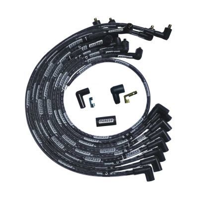 Moroso Ultra Plug Wire Set SBC Over Valve Cover Black 51526