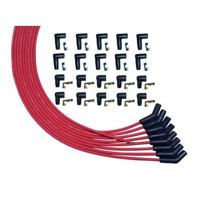 Moroso Ultra Plug Wire Set Universal V8 Red 52008