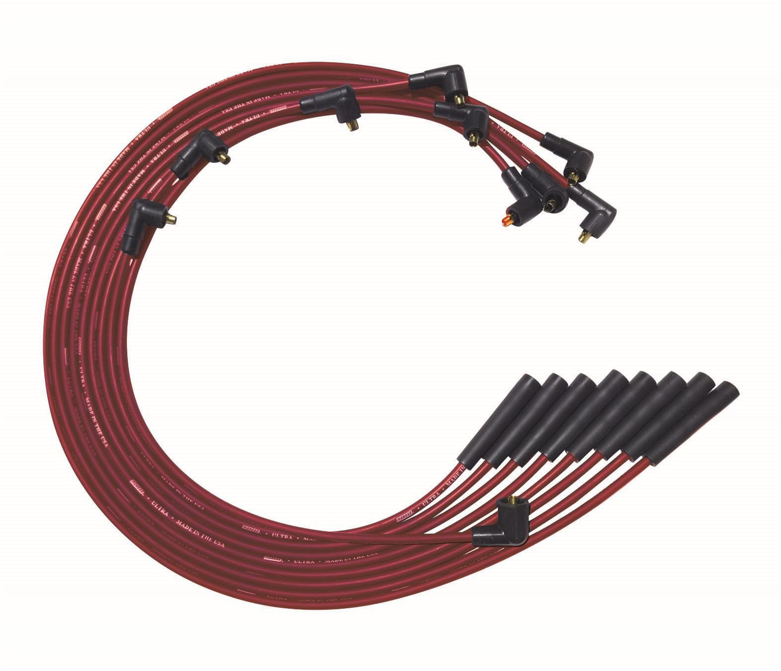 Moroso Ultra Plug Wire Set BBM 361-440 Red 52061