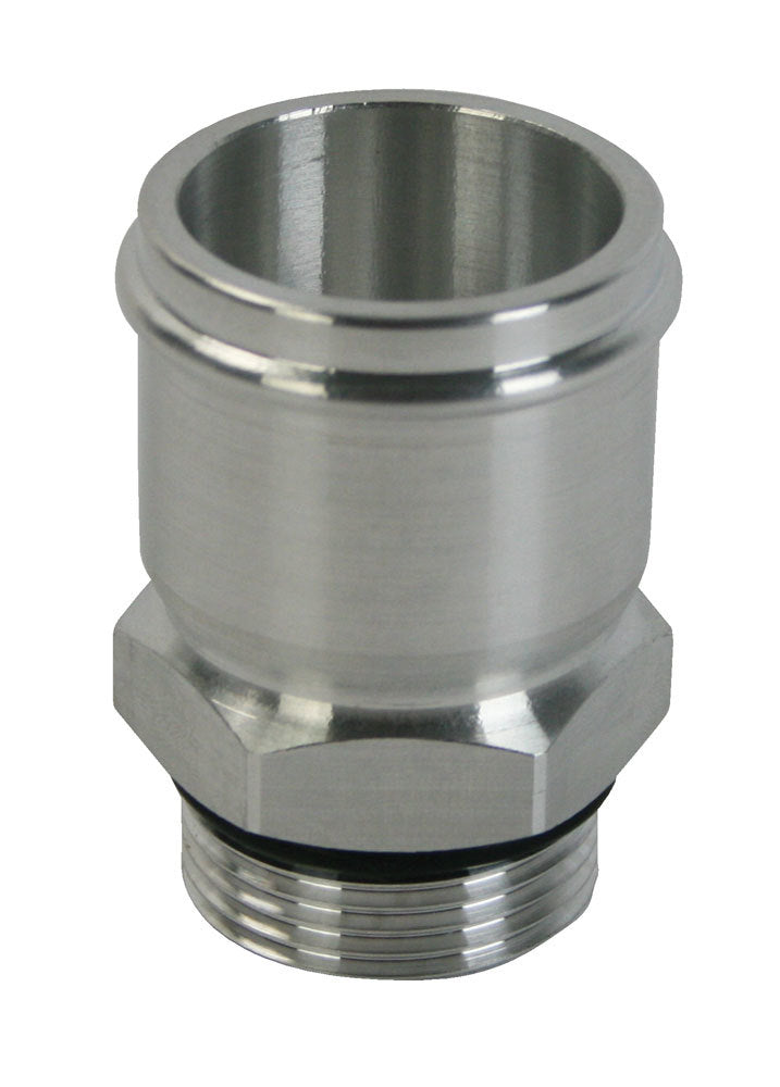 Moroso Water Pump Fitting 16AN to 1-1/2 Hose 63522