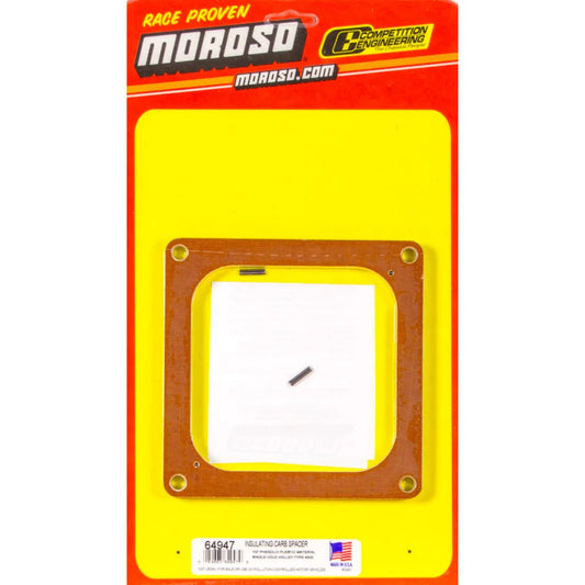 Moroso Phenolic Carburetor Spacer 1/2" Open 64947
