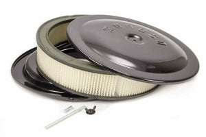 Moroso 14" Air Cleaner Kit w/Raised Bottom Black 65912