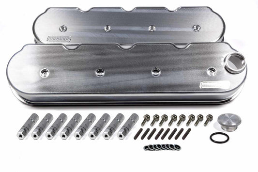 Moroso GM LS Billet Alm. Valve Covers 2.5" Tall 68471