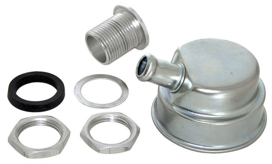 Moroso Positive Locking Breather w/Tube 68785