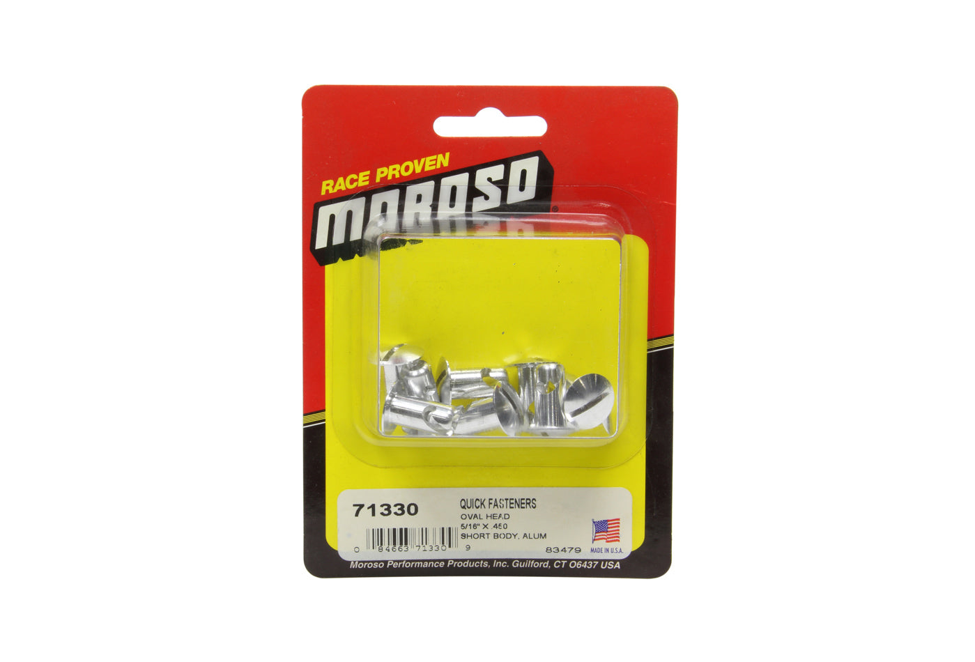 Moroso Oval Head Quick Fastener 5/16 x .450 71330