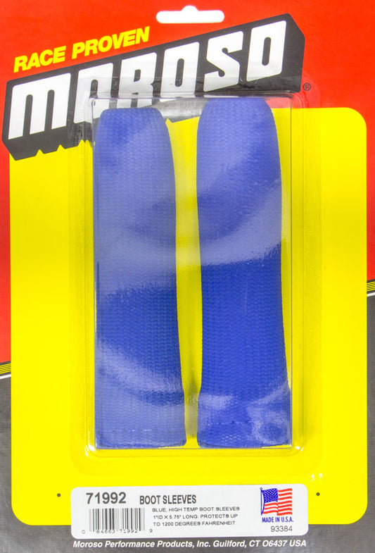 Moroso Hi-Temp Boot Sleeves Blue (Pair) 71992
