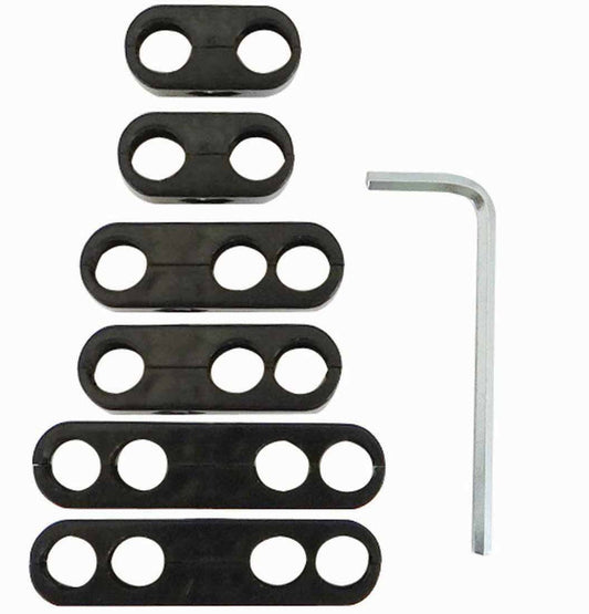Moroso Wire Separator Kit Split-Design Black 72166