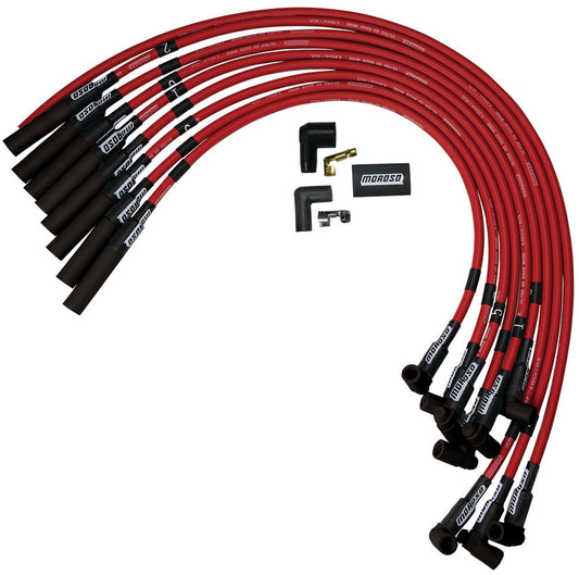 Moroso Ultra 40 Plug Wire Set Red 73688