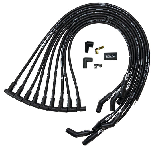 Moroso Ultra 40 Spark Plug Wire Set BBC HEI 135-Degree 73729