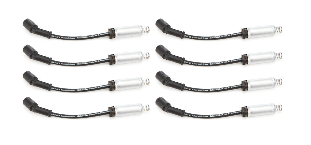 Moroso Ultra 40 Wire Set 8.5mm GM LS/LT 9.75 Black 73744