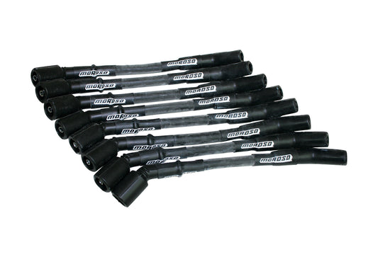Moroso Ultra 40 Plug Wire Set Black w/Sleeves 73848