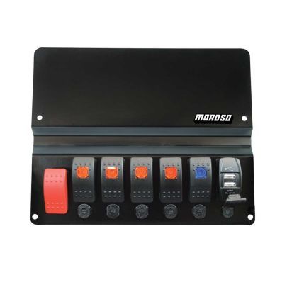 Moroso Dash Blockoff Plate w/Switches BMW E46 74311