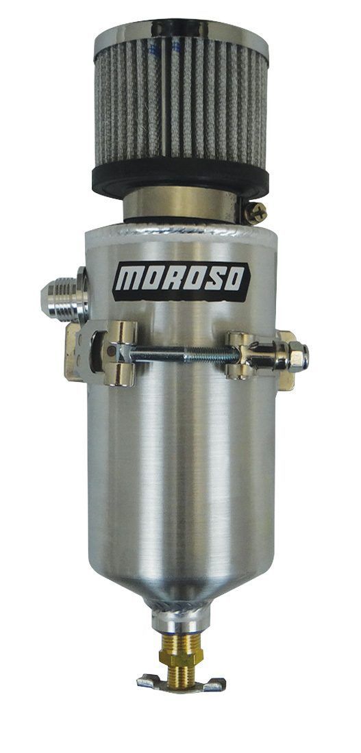 Moroso Breather Tank 8an Male 85458