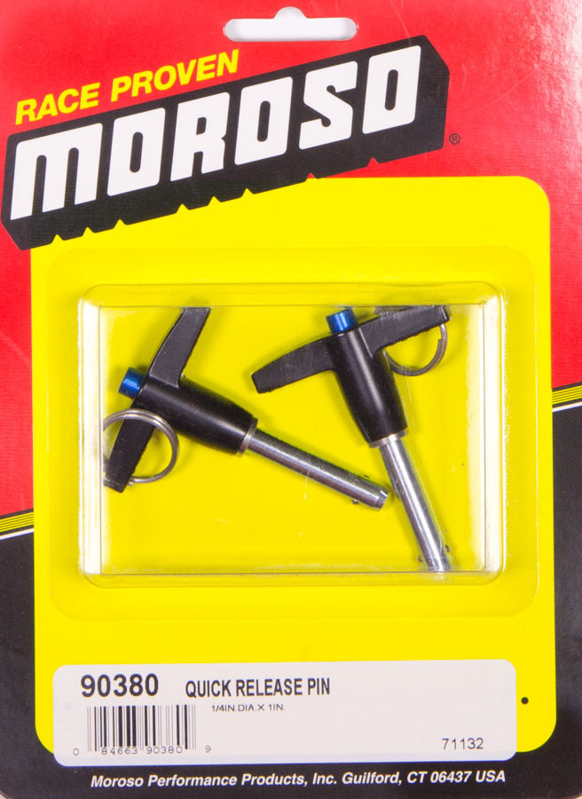 Moroso Quick Release Pins (2) 1/4 x 1" 90380
