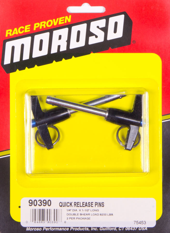 Moroso Quick Release Pins (2) 1/4 x 1-1/2 90390