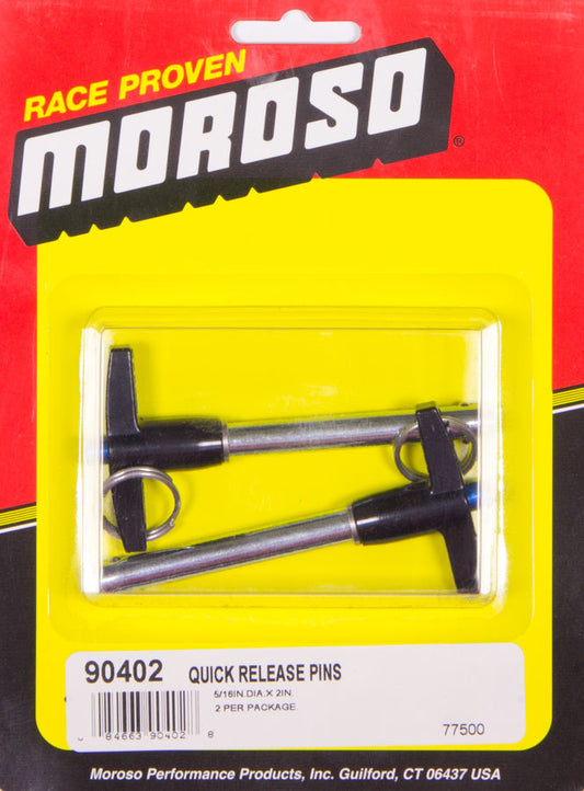Moroso Quick Release Pins (2) 5/16 x 2" 90402
