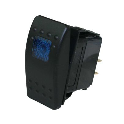 Moroso Repl. Blue LED Light Rocker On-Off Switch 97541
