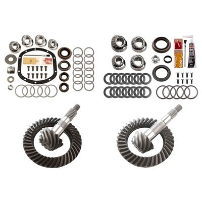 Motive Gear Differential Ring and Pinion Front and Rear, Jeep TJ Non-Rubicon DANA 30F/35R 4.56