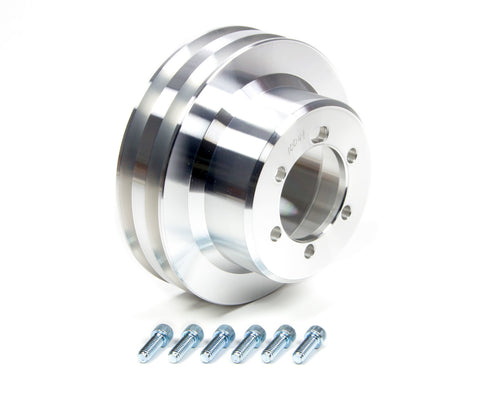 March Performance 2-Groove Crank Pulley 6-1/2in 10049