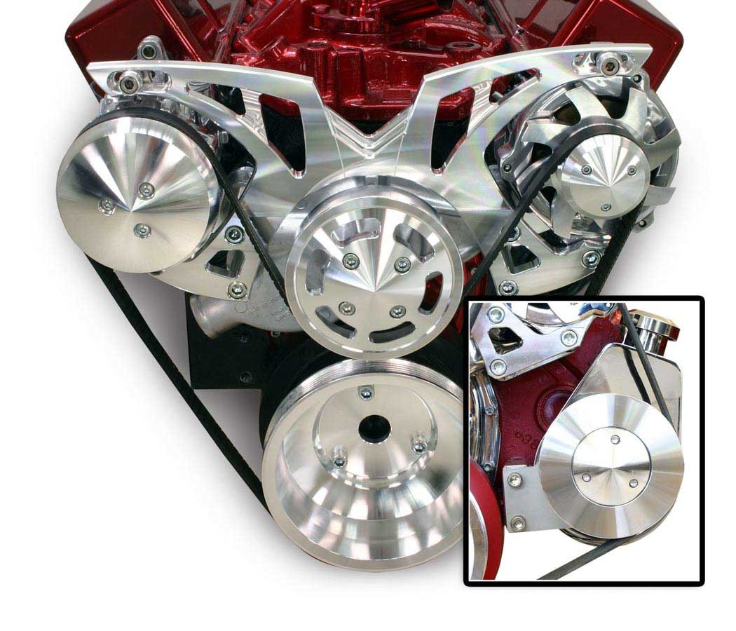 March Performance Pulley Kit SBC Style w/Power Steering 21155