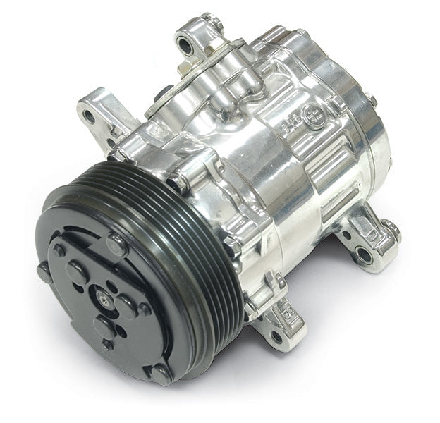 March Performance Sanden Style Chrome A/C Compressor P412