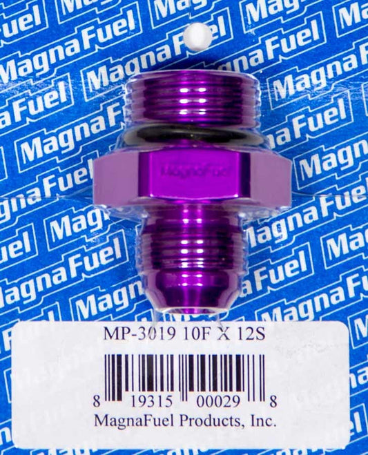 MagnaFuel #10an Flare to #12an Port Fitting, Straight MP-3019