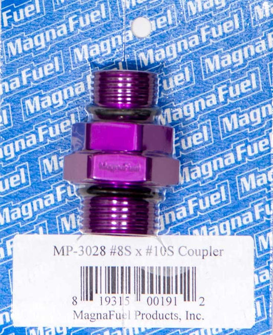 MagnaFuel #10 to #8 Straight Coupler Fitting MP-3028