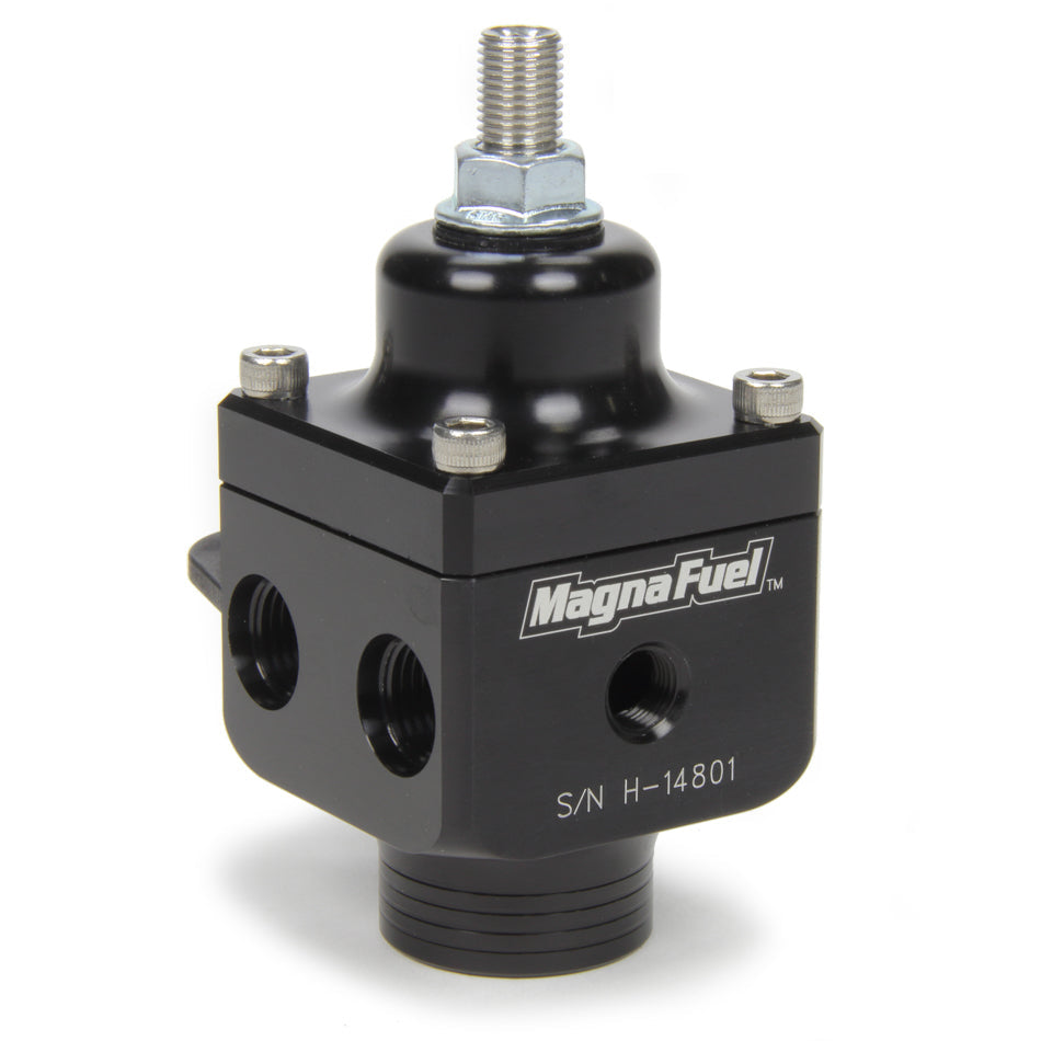MagnaFuel 4-Port Fuel Regulator Black MP-9433-BLK