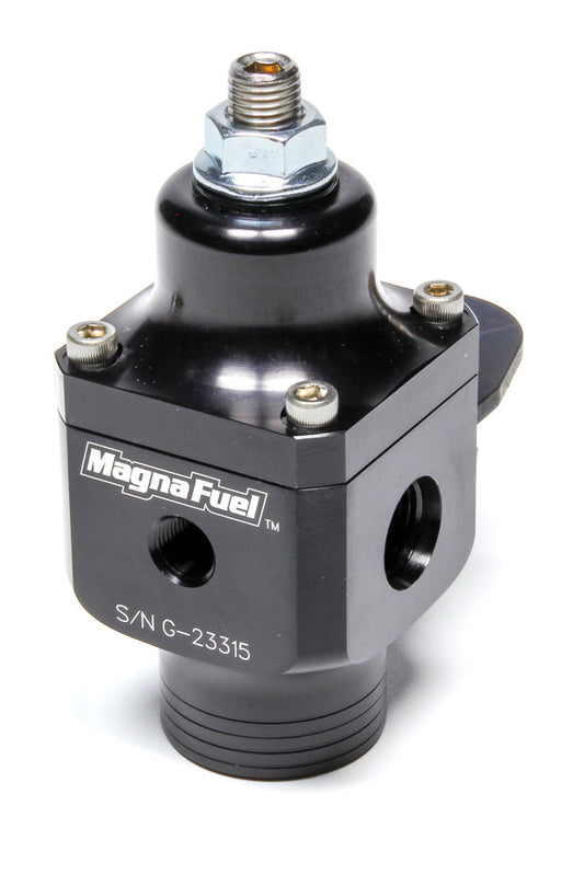 MagnaFuel 2-Port Fuel Regulator w/ #10an Inlet/#6an Outlets MP-9633-BLK