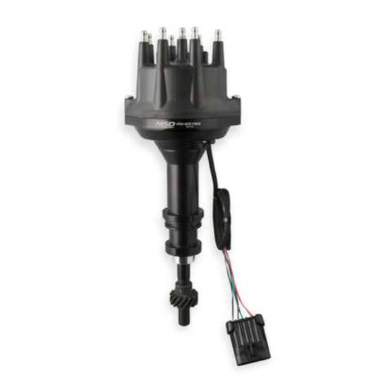 MSD Distributor Black Dual Sync Ford 351W 23783