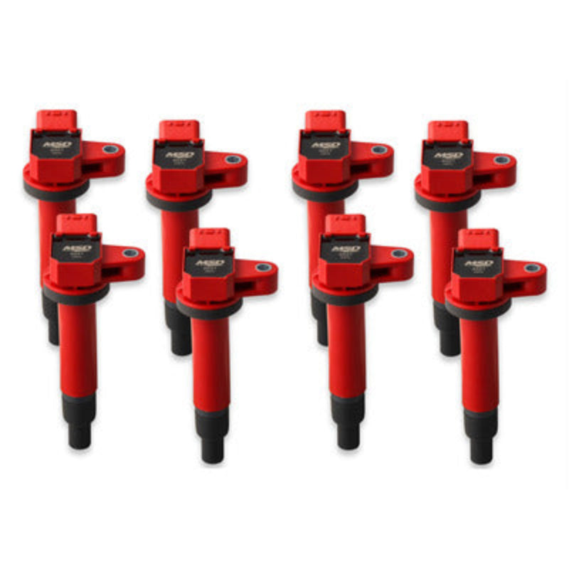 MSD Coils Red, 98-10 Toyota/Lexus 4.7L (8pk)