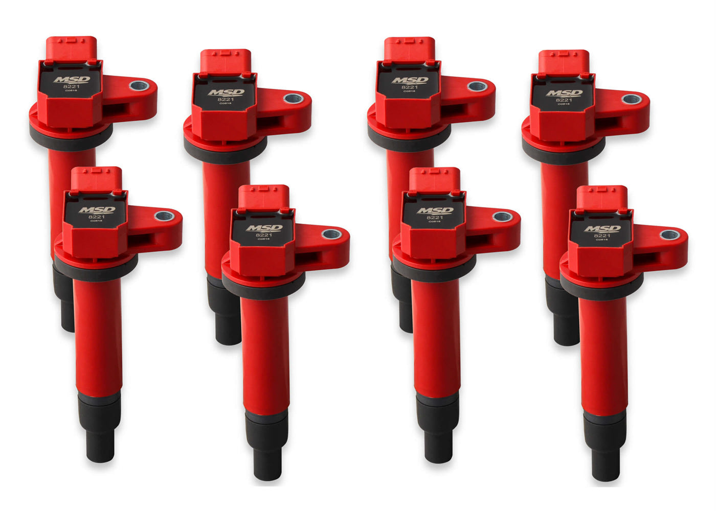 MSD Ignition Coil Set, 98-10 Toyota/Lexus 4.7L (8pk)