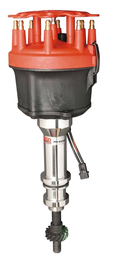 MSD Distributor w/Hydraulic Roller Steel Gear - Ford 351W