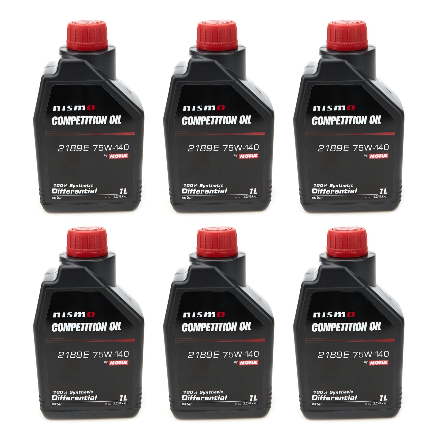 Nismo Competition Oil 75W-40 110535-6 (Set of 6)