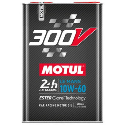 Motul 300V Synthetic Le Mans Motor Oil 10W-60, 5 Liters 110865