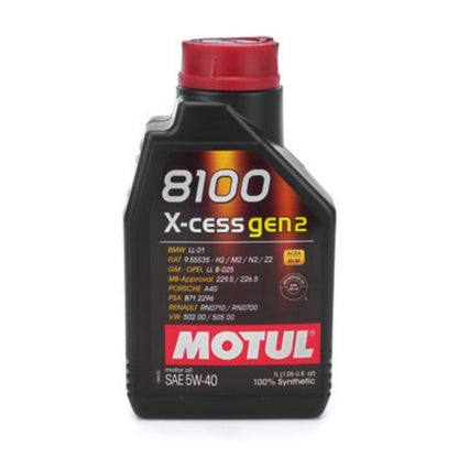 Motul 8100 X-cess Gen2 Synthetic Oil 5W-40