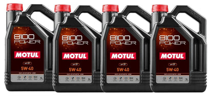 Motul 8100 Power 5w40 5 Liter Bottle (Case)