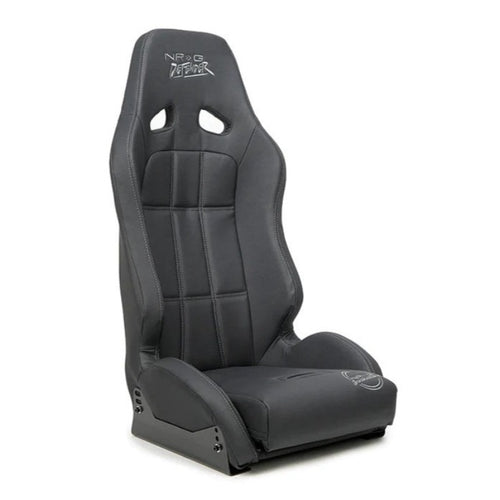 NRG Defender Suspension Seat w/Side Mount Brackets (Black)