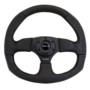 NRG Steering Wheel Flat Bottom Leather