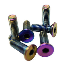 NRG Steering Wheel Screws Neochrome Flat