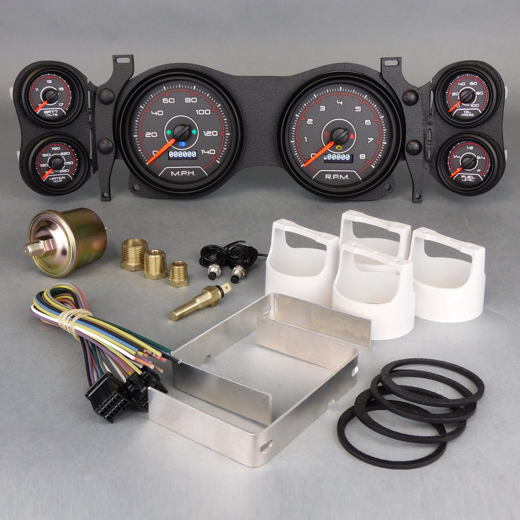 New Vintage Gauge Kit CFR Red 70-78 Camaro 20670-01