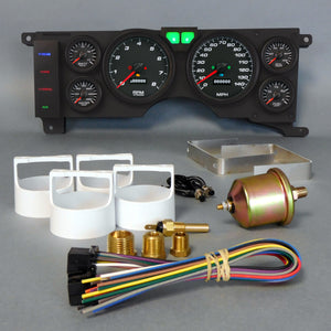 New Vintage Gauge Kit Mustang 78-86 Perf II Blk 79211-01