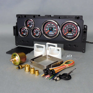 New Vintage Gauge Kit Ford Truck 92-96 F/S CFR Red 92001-01